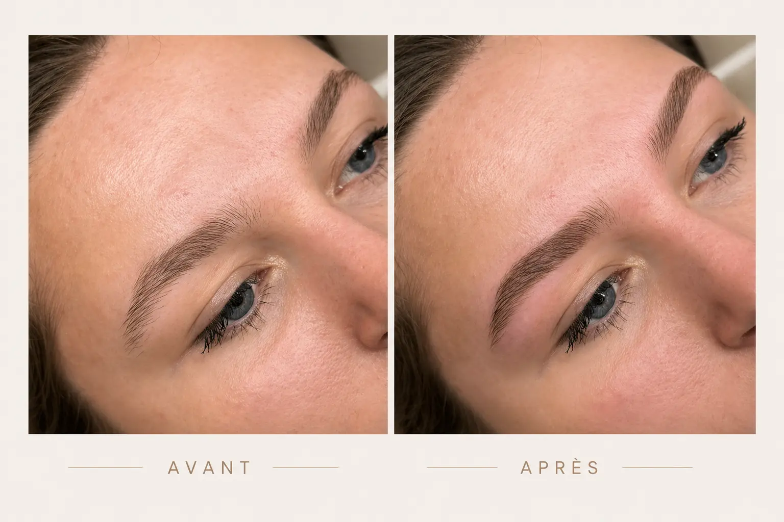 Épilation d'entretien des sourcils à Angoulême — Laurie Aliya