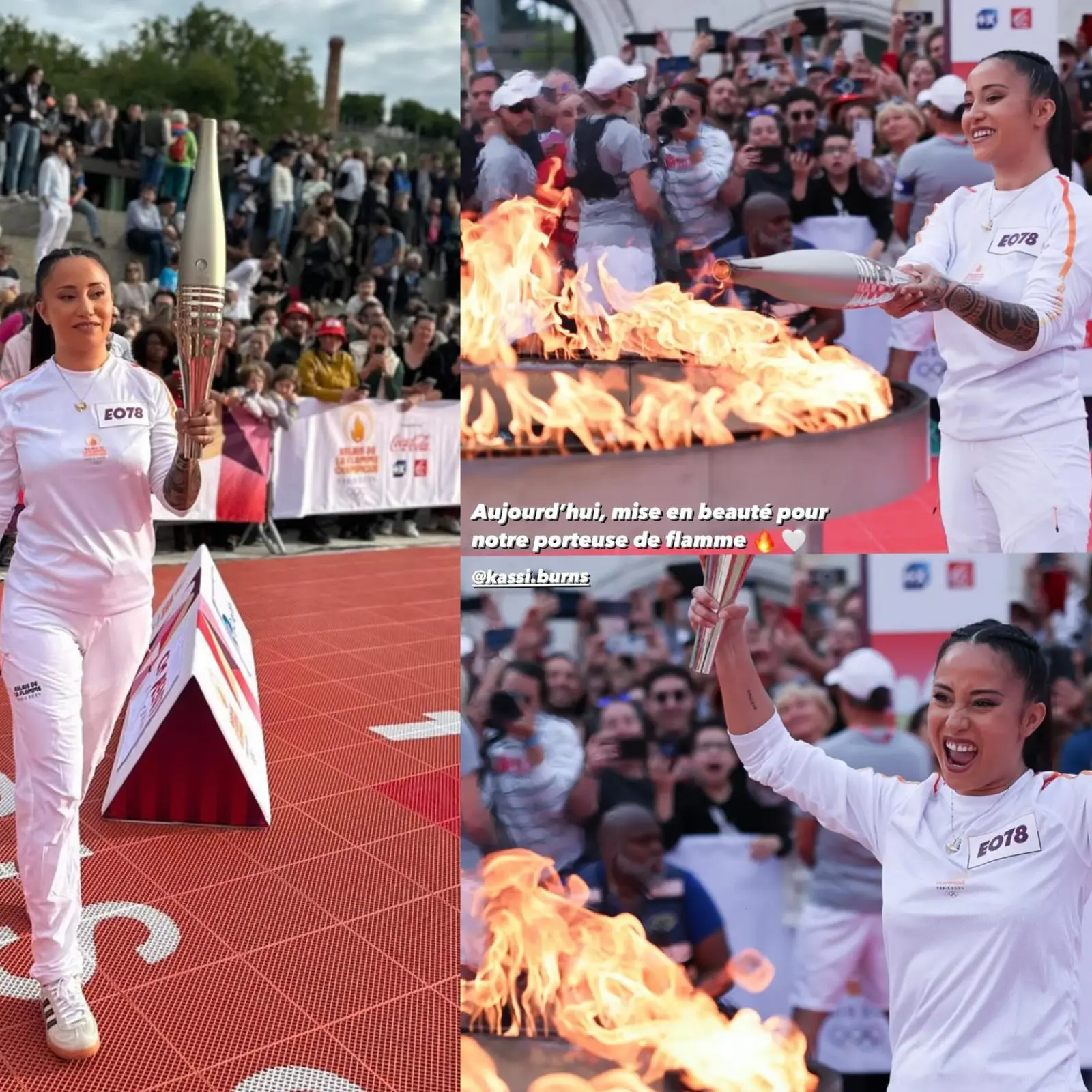 Make-up Kassy Burns Flamme Jeux Olympiques 2024 Angoulême — Laurie Aliya