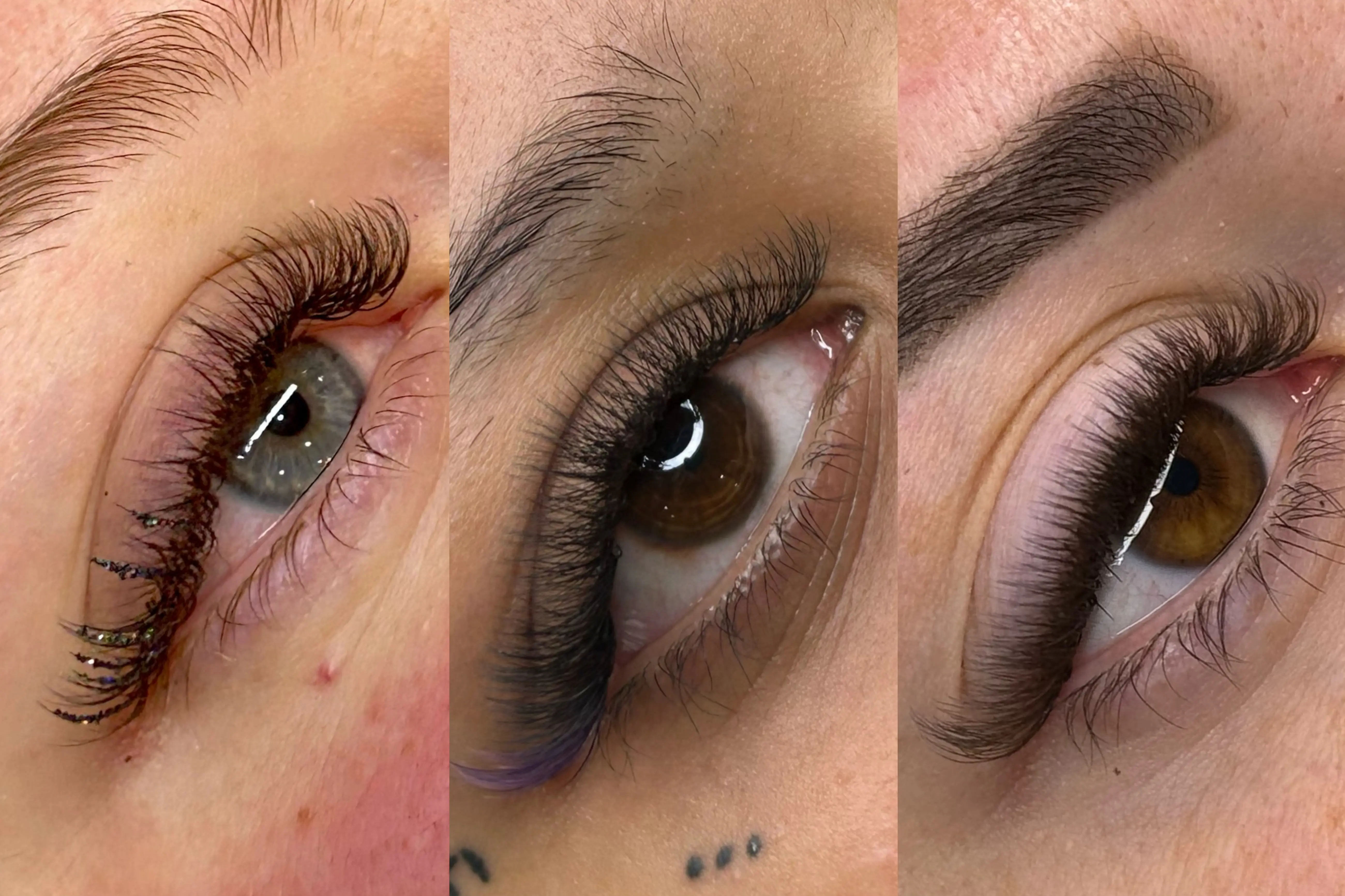 Extensions de cils volume Russe couleur à Angoulême — Laurie Aliya