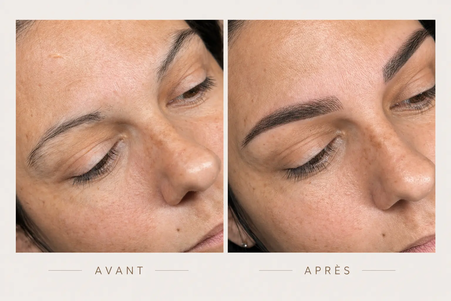 Technique Soft Brows maquillage permanent sourcils Angoulême — Laurie Aliya